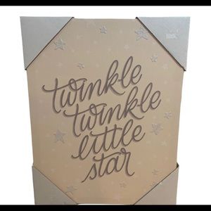 Twinkle twinkle little star nursery print new